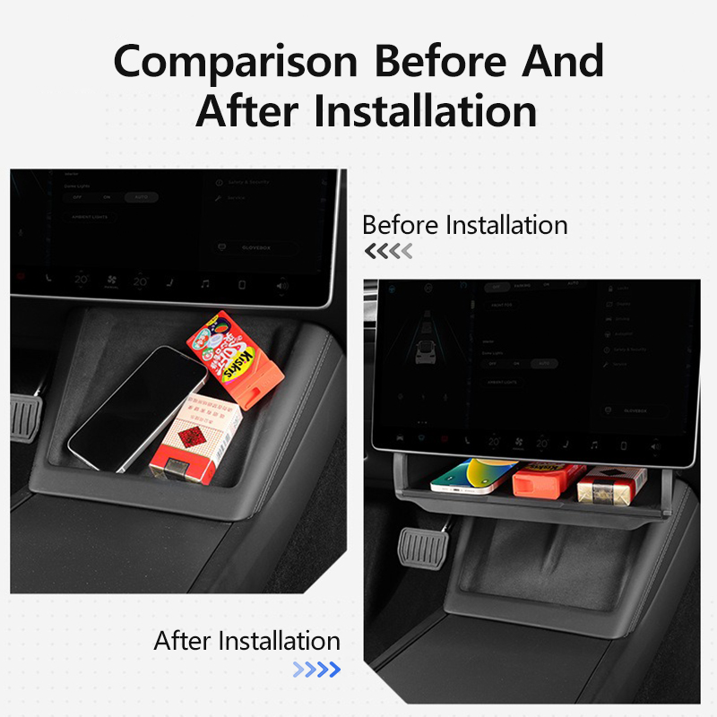 Under-Screen Storage Box For T - Interior Design Presentation avis et prix
