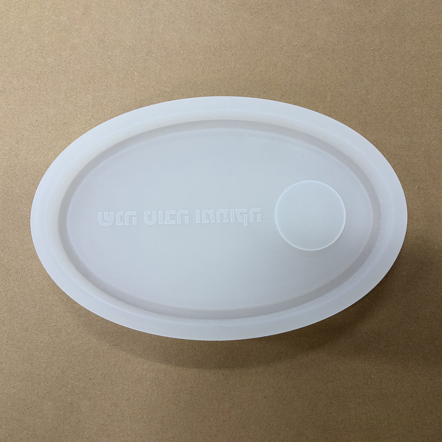 Silicone Mold For Jewish Rosh  - Travertine Tray Oval avis et prix