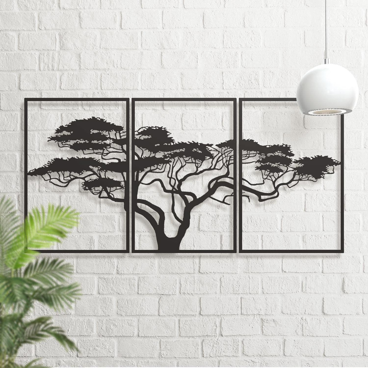 3pcs Black Metal Wall Art Deco - Interior Design Modern avis et prix