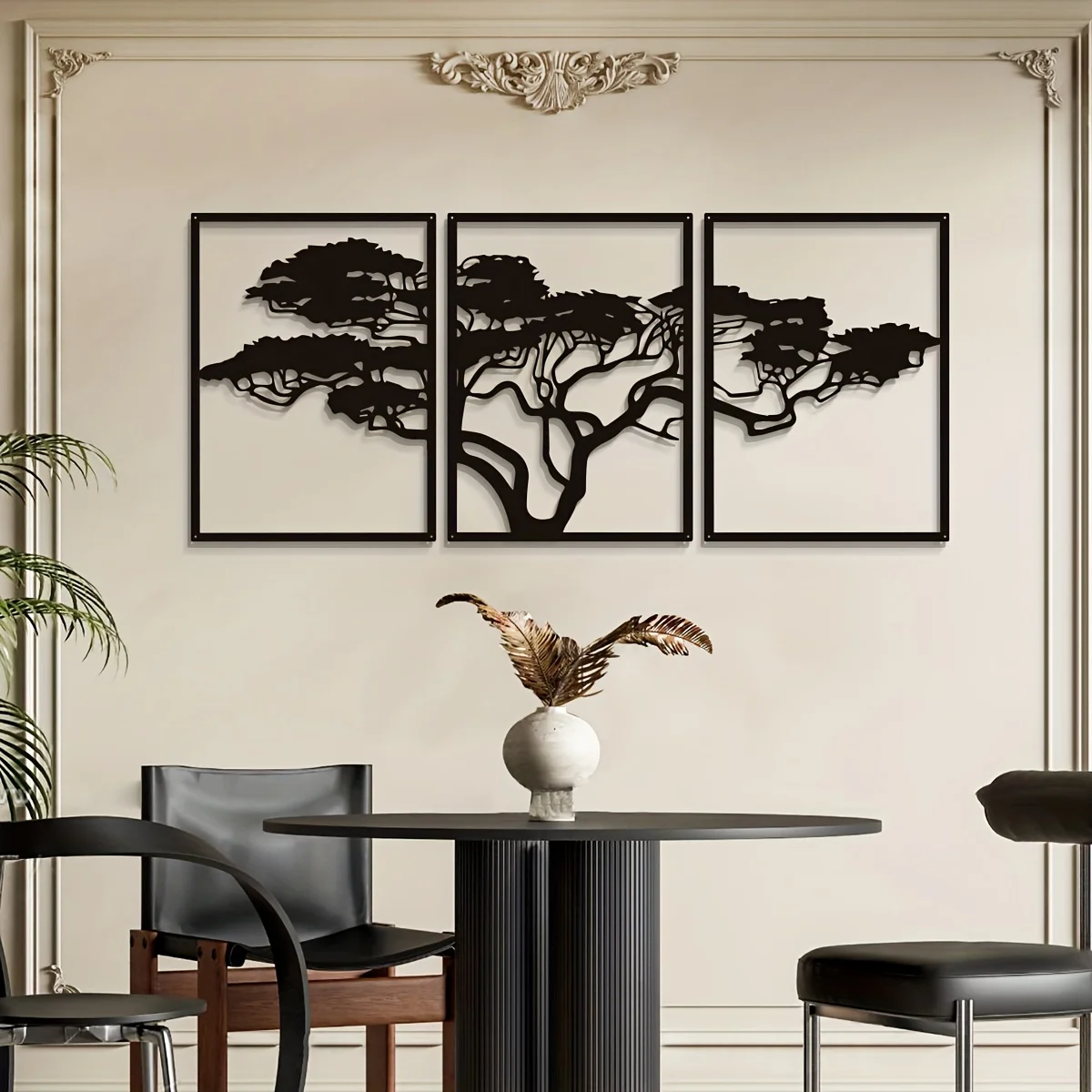 3pcs Black Metal Wall Art Deco - Interior Design Modern avis et prix