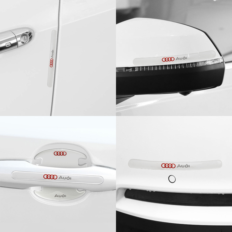4/8Pc PVC Decal Car Door Handl - Interior Design Logo avis et prix