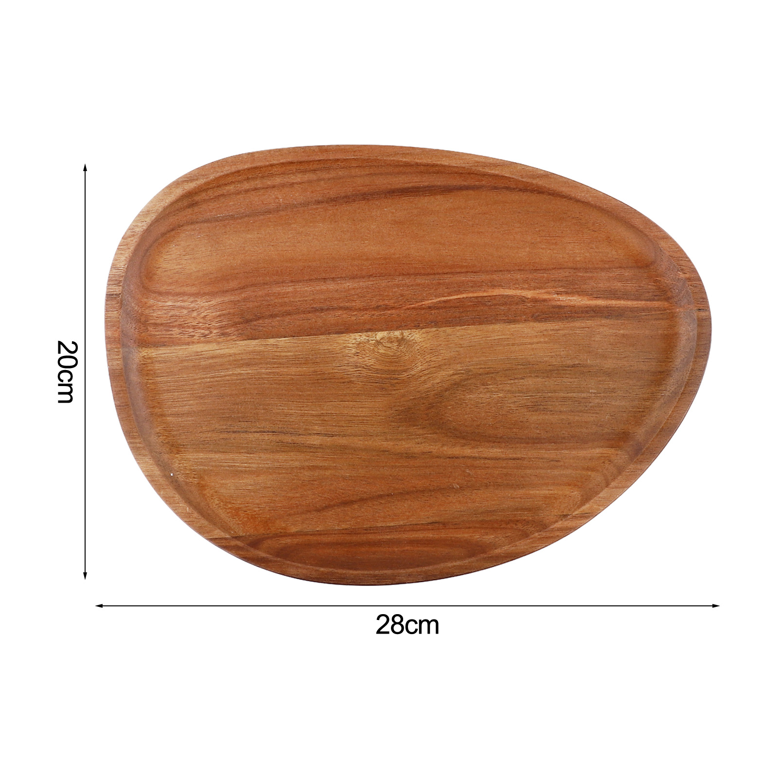 Wood Dinner Plates Irregular O - Travertine Tray Oval avis et prix