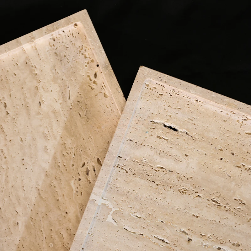 30x20x1.8cm Nature Marble Beig - Travertine Tray Oval avis et prix