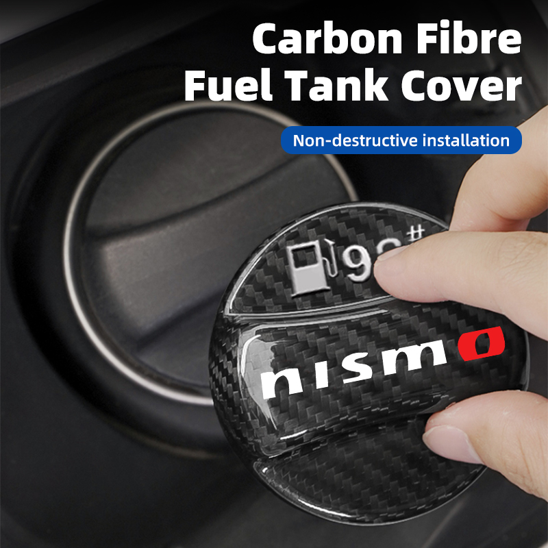 Car LOGO Carbon Fiber Tank Cov - Interior Design Logo avis et prix