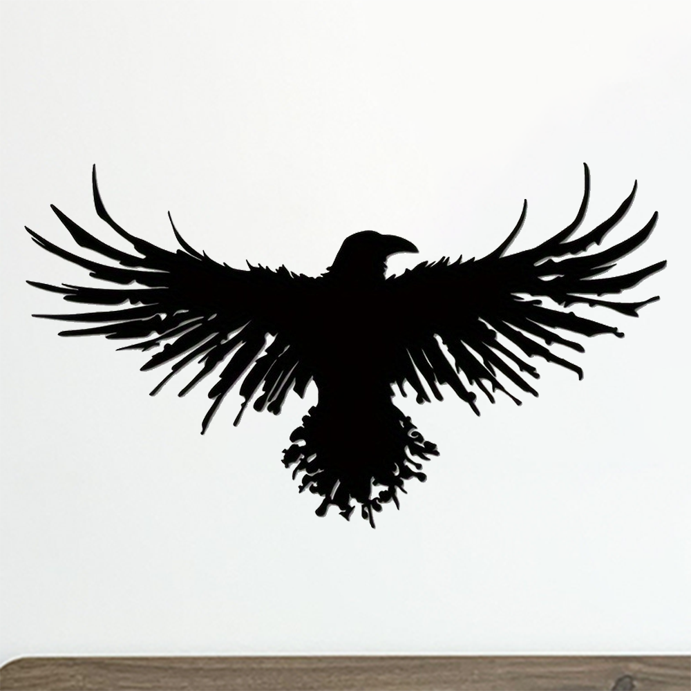 Unique Black Metal Crow Wall D - Interior Design Modern avis et prix