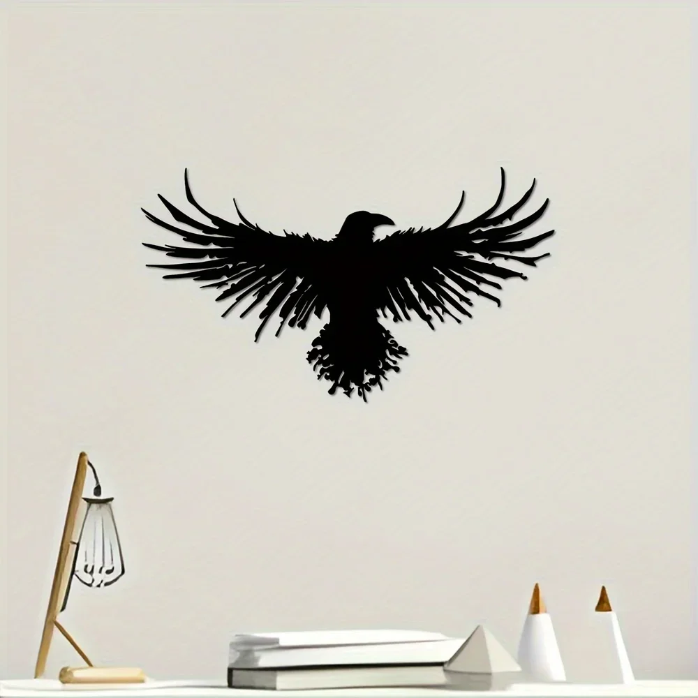 Unique Black Metal Crow Wall D - Interior Design Modern avis et prix