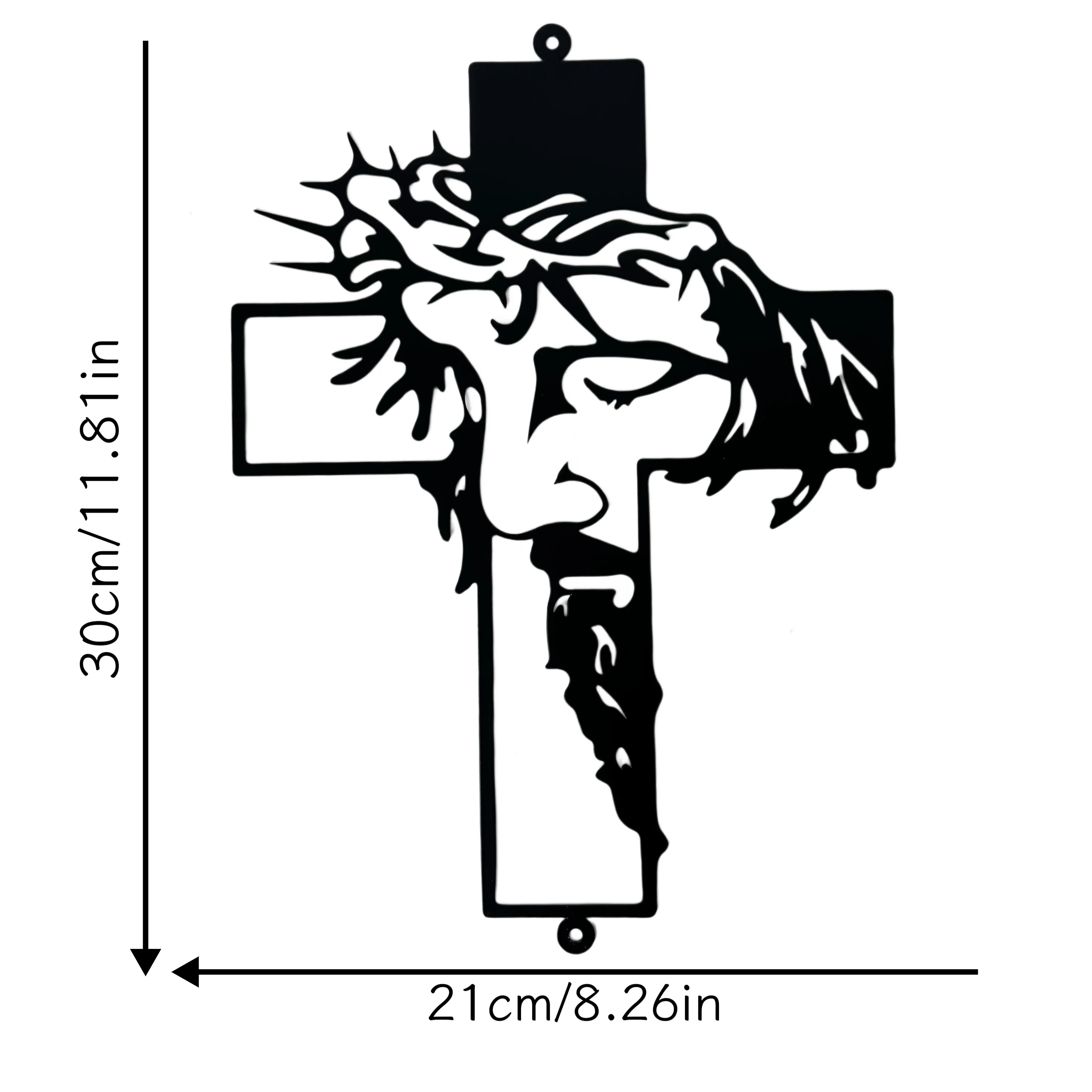 1set Metal Cross Sign Wall Art - Interior Design Modern avis et prix