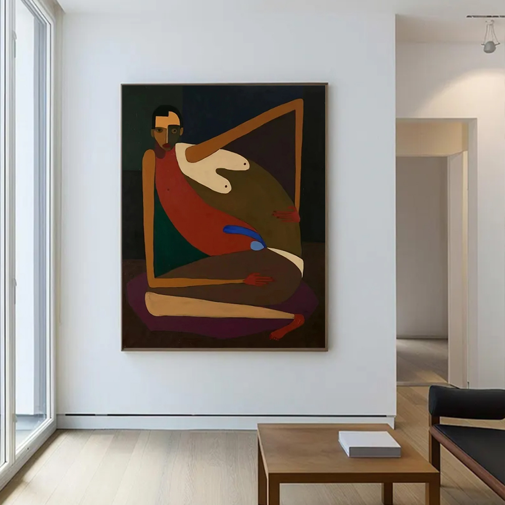 Handmade Abstract Oil Painting - Interior Design Modern avis et prix