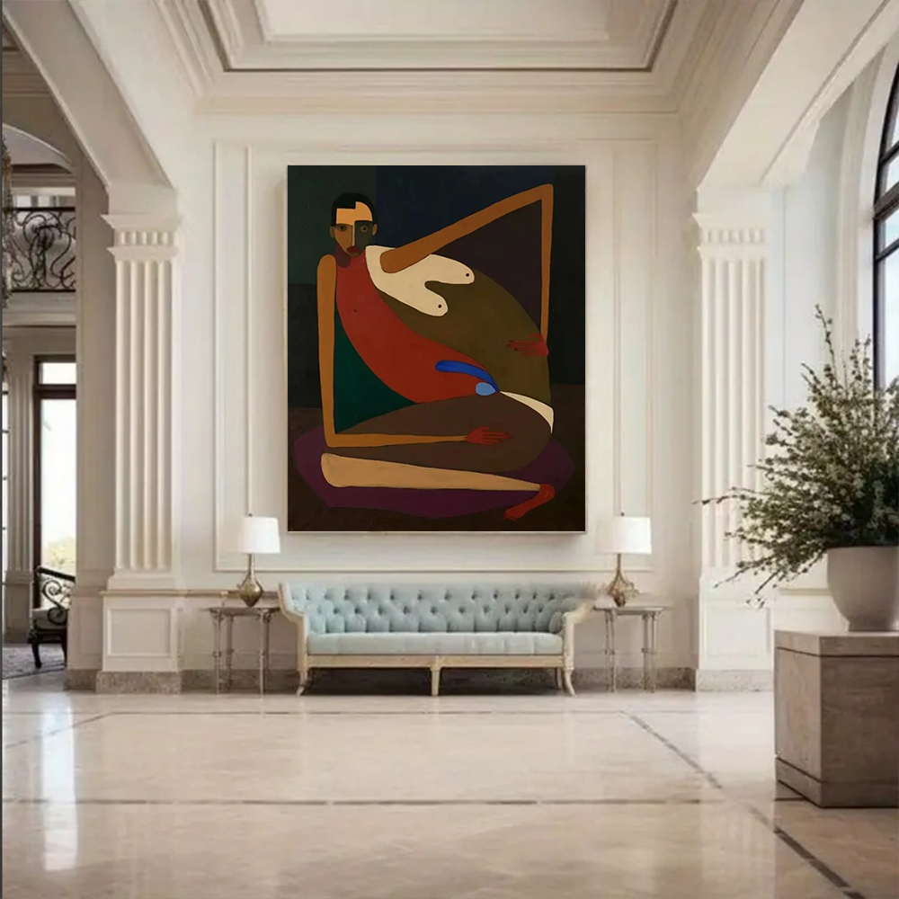 Handmade Abstract Oil Painting - Interior Design Modern avis et prix