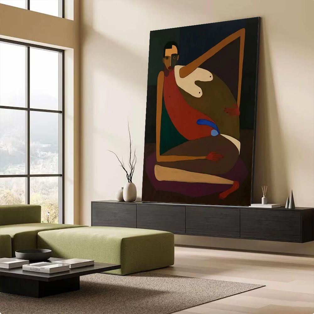 Handmade Abstract Oil Painting - Interior Design Modern avis et prix