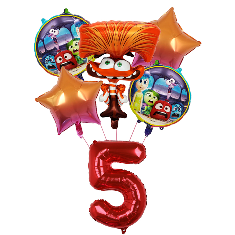 6pcs New Inside Out2 Balloons  - Interior Design Home Decor avis et prix