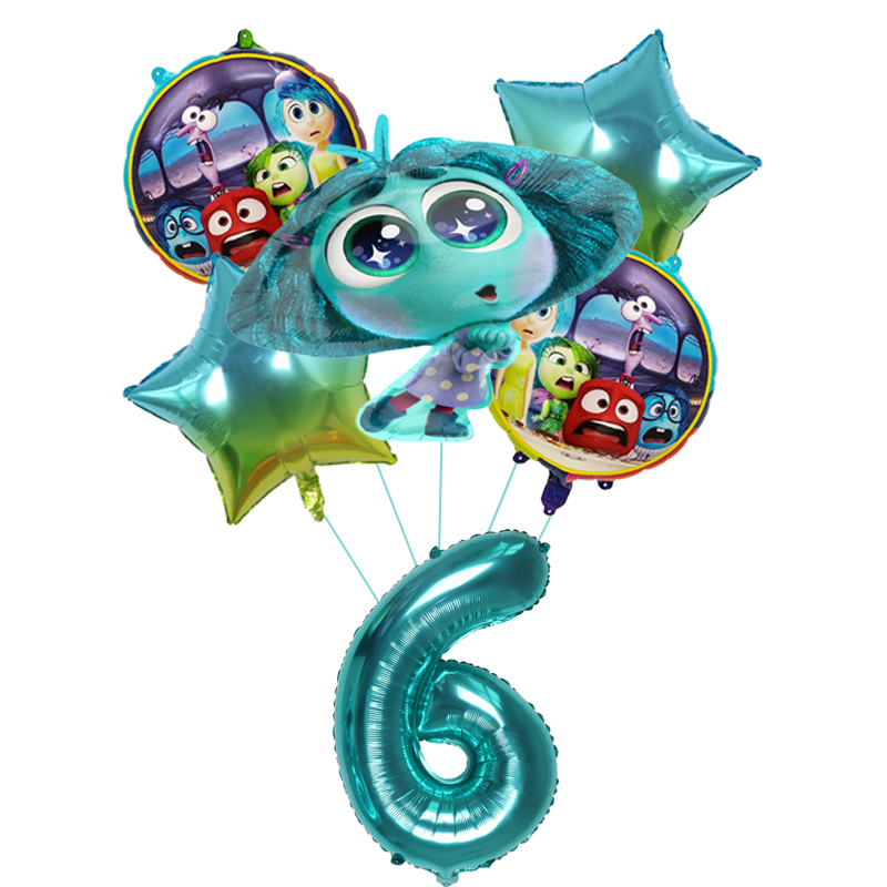 6pcs New Inside Out2 Balloons  - Interior Design Home Decor avis et prix