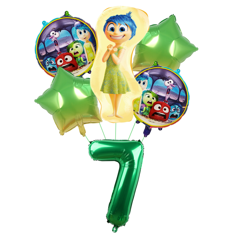 6pcs New Inside Out2 Balloons  - Interior Design Home Decor avis et prix
