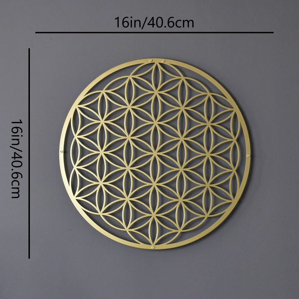 Flower of Life Metal Wall Art  - Interior Design Modern avis et prix