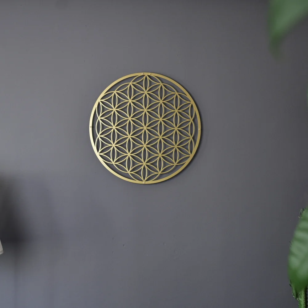 Flower of Life Metal Wall Art  - Interior Design Modern avis et prix