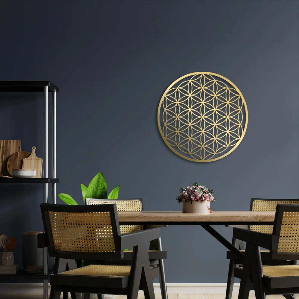 Flower of Life Metal Wall Art  - Interior Design Modern avis et prix