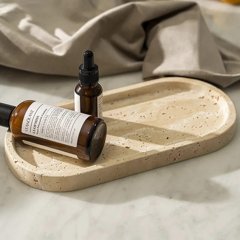 Oval Travertine Stone Tray for - Travertine Tray Oval avis et prix