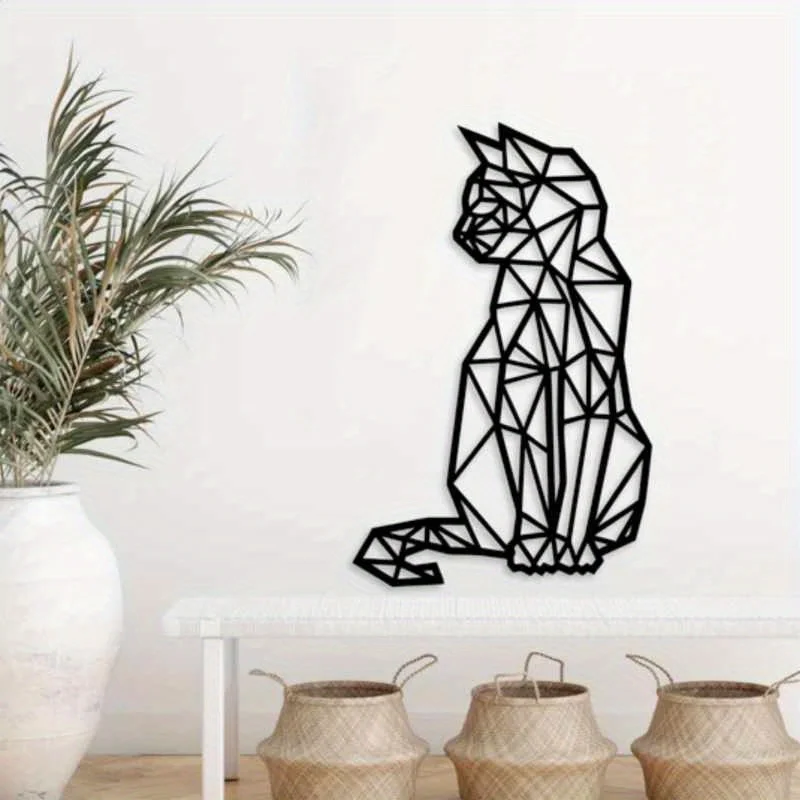CIFBUY Iron Wall Art Metal Cat - Interior Design Modern avis et prix