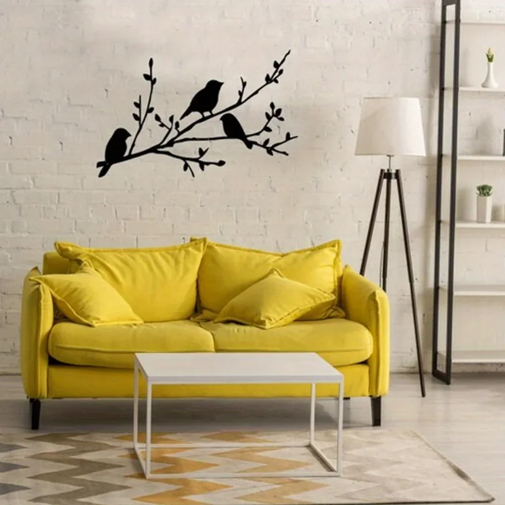 Bird On A Branch Metal Wall Ar - Interior Design Modern avis et prix