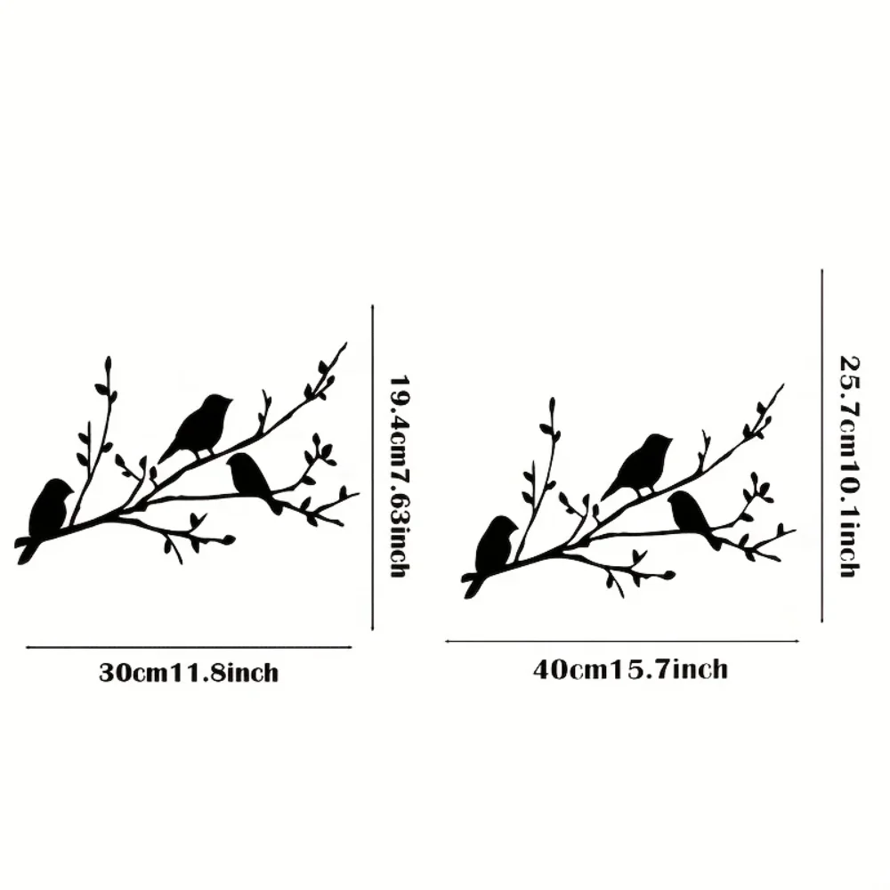 Bird On A Branch Metal Wall Ar - Interior Design Modern avis et prix