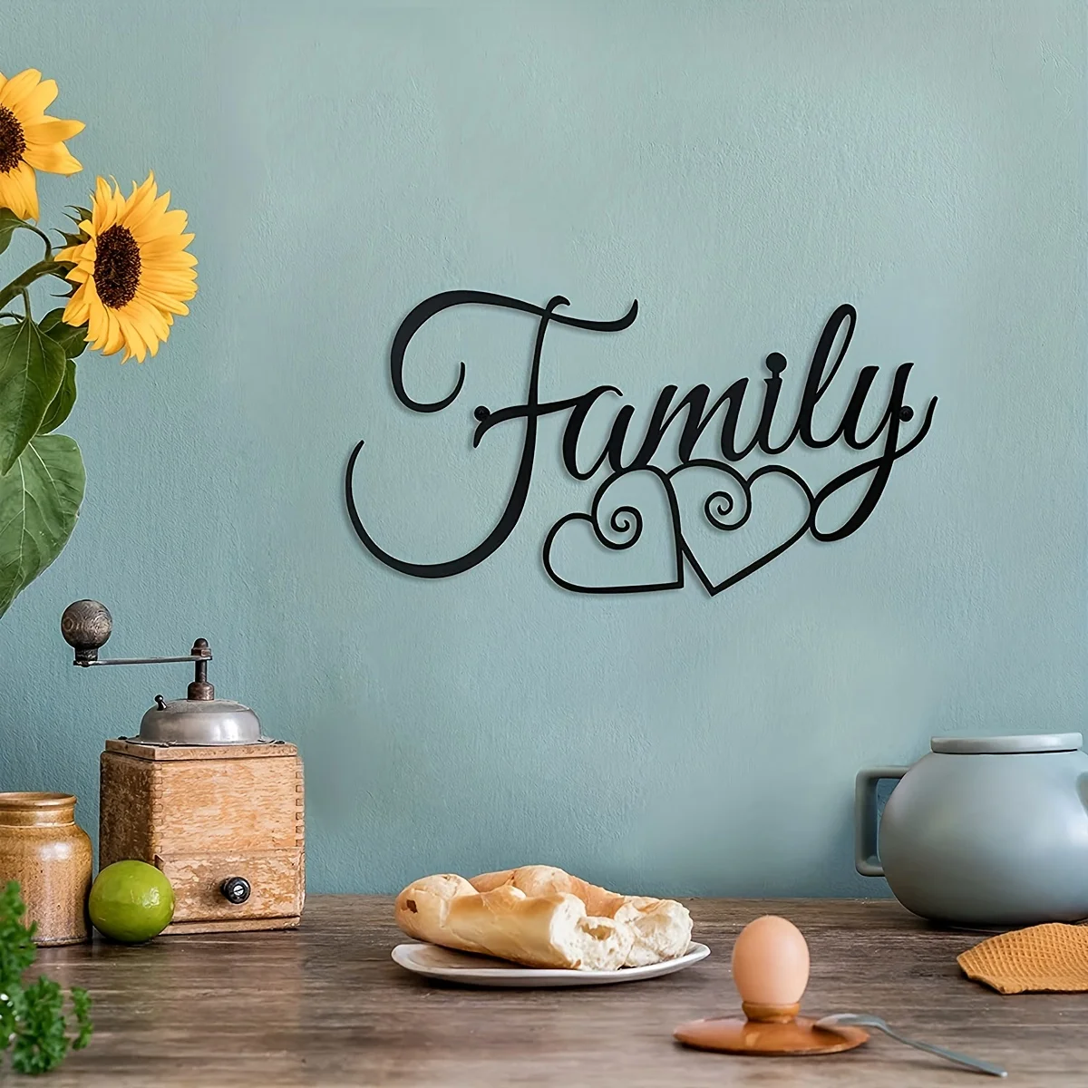 CIFBUY Family Wall Sign Metal  - Interior Design Modern avis et prix