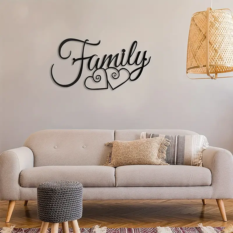 CIFBUY Family Wall Sign Metal  - Interior Design Modern avis et prix