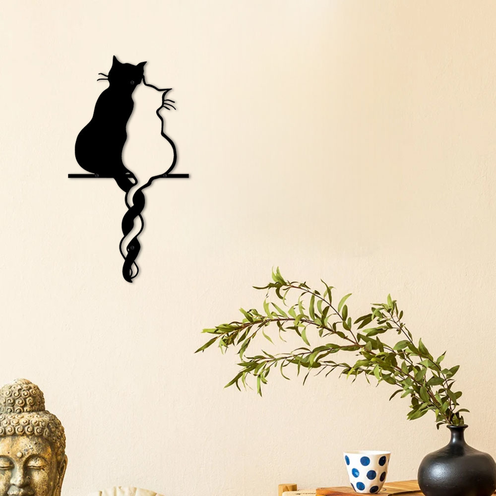 Metal Lovers Cat Wall Art Hang - Interior Design Modern avis et prix