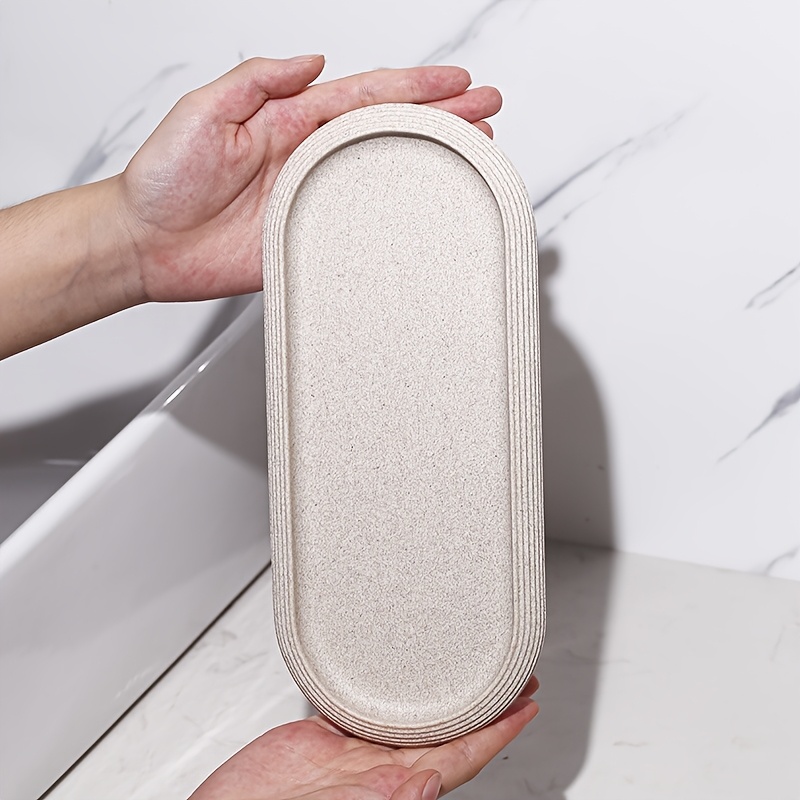 Resin Oval Tray for Towel and  - Travertine Tray Oval avis et prix