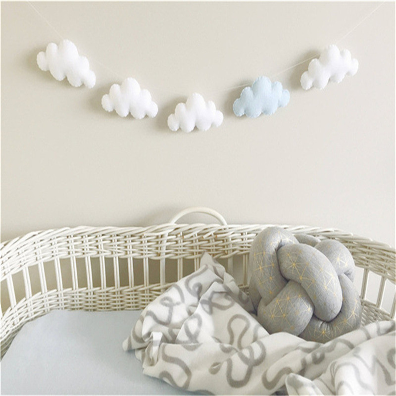 Nordic Felt Cloud Garlands Str - Interior Design Modern avis et prix