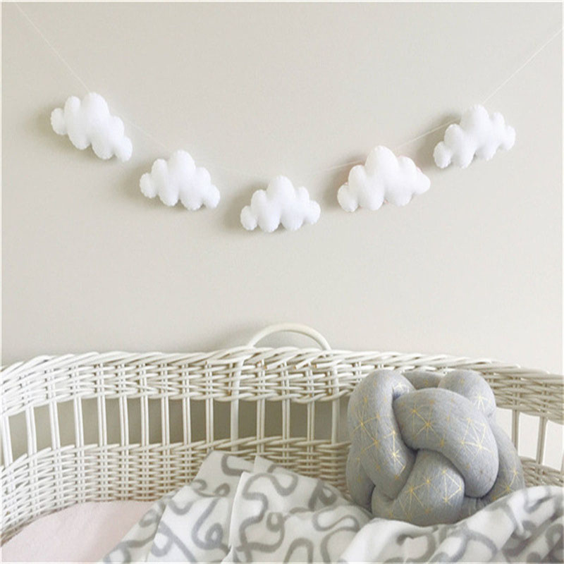 Nordic Felt Cloud Garlands Str - Interior Design Modern avis et prix